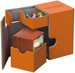 Ultimate Guard Flip'N'Tray Deck Case 100+ Standard Size Xenoskin Orange