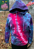 Galaxy Hand-Painted Hoodie - Small Adult