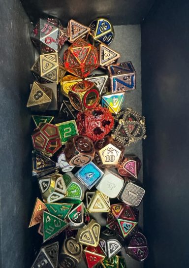 Loose Metal RPG Dice