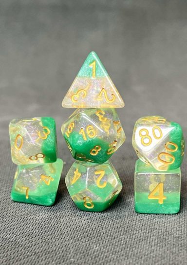 Spring Dew RPG Dice Set