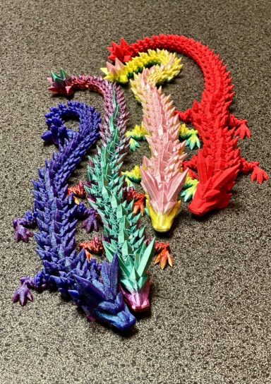 Articulating Dragon – Adult Crystal Dragon