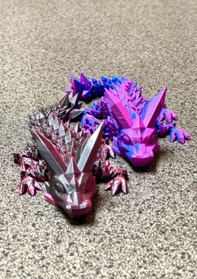 Articulating Dragon – Baby Crystal Dragon