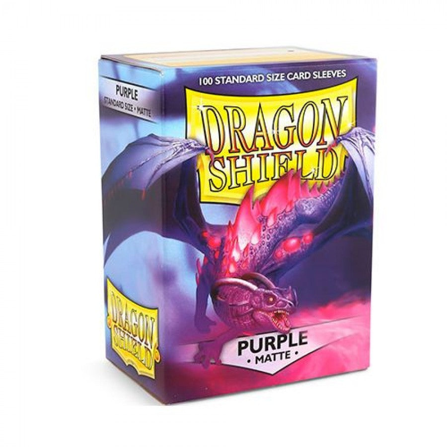 Dragon Shield: Matte Purple Sleeves - Box of 100 - Image 2