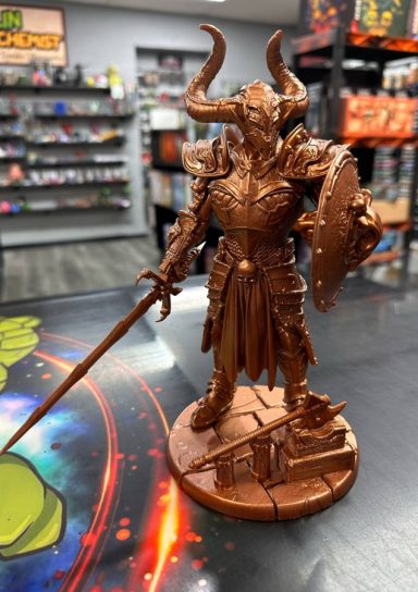 Horned Knight Statuette