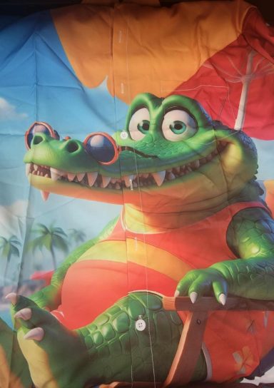 Hawaiian Gator Button-Up Shirt