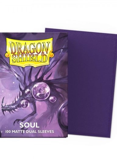 Dragon Shield: Dual Matte Soul Purple Sleeves – Box of 100