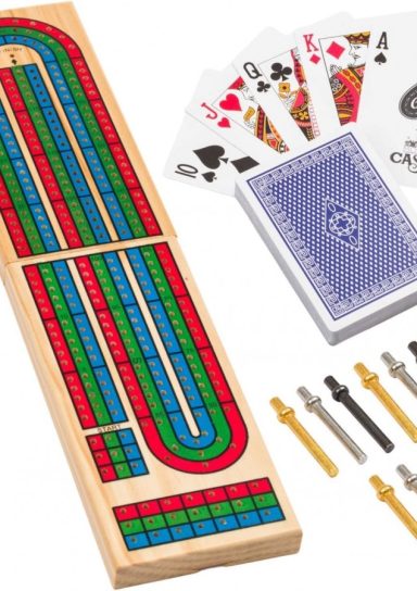 Cribbage Board (Wood) Card Game