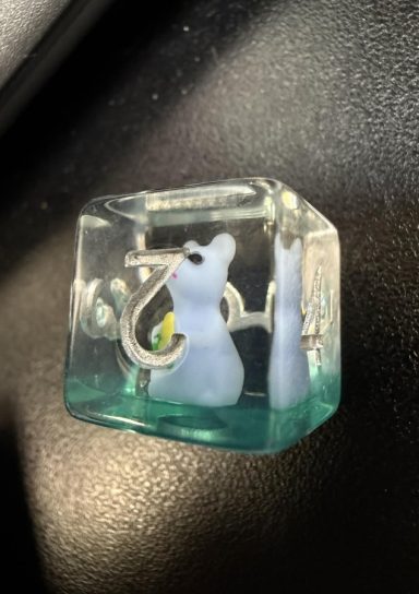 Mouse with Corn RPG Dice Set