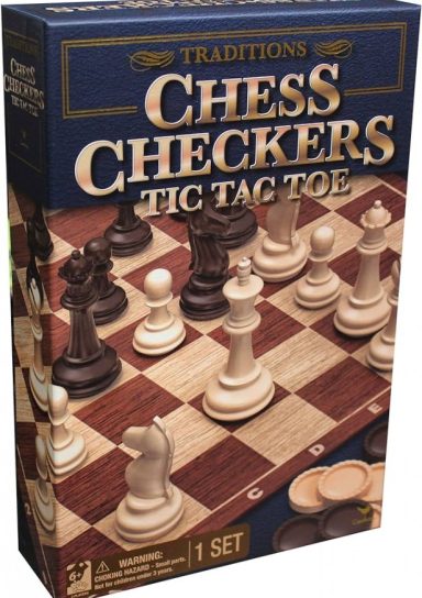 Chess, Checkers, Tic Tac Toe