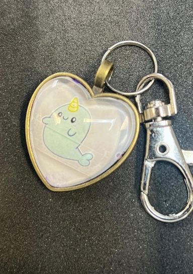 Pendant 18 – Squish Narwhal