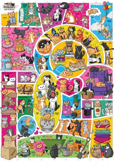 Doodlecats 1000pc Puzzle
