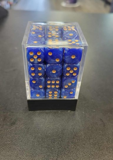 12mm D6 Dice Block – Blue