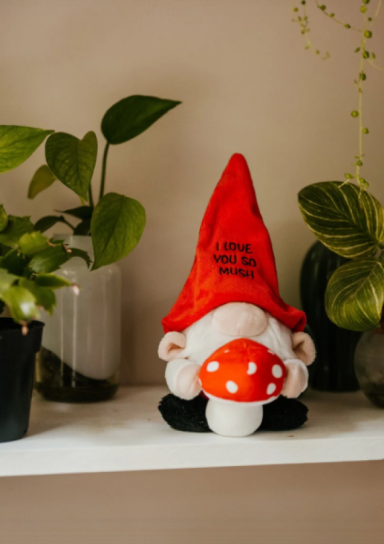 “I Love You So Mush” Plush Gnome