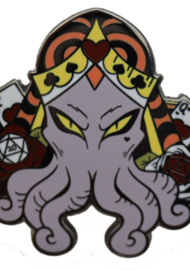 Alice’s Adventures in Diceland: Queen of Hearts – Enamel Pin