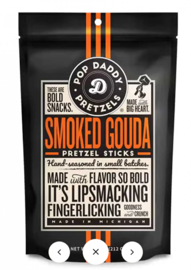 Pop Daddy – Smoked Gouda Seasoned Pretzels