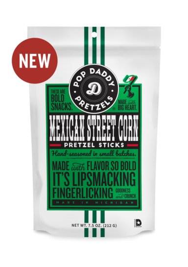 Pop Daddy – Mexican Street Corn Seasoned Pretzels