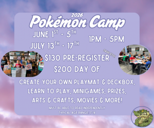 2026 Pokemon Day Camp