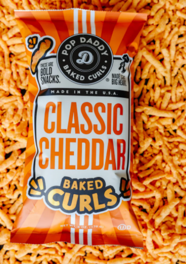 Pop Daddy – Classic Cheddar Baked Curls