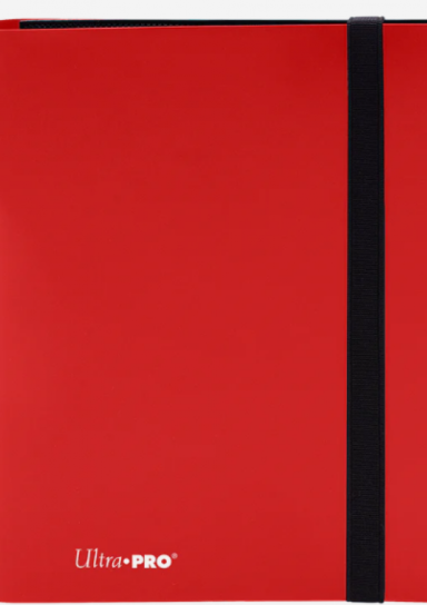 Ultra Pro – Eclipse 4 Pocket Pro Binder – Apple Red
