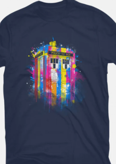 Rainbow Tardis T-Shirt