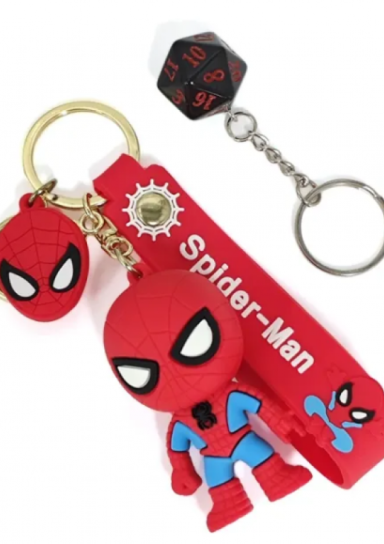 Spider-Man D20 Keychain