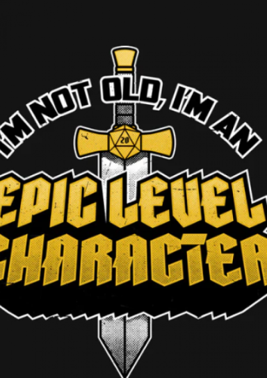 Old RPG Epic Character Shirt