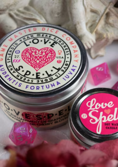 Love Spell Gaming Candle
