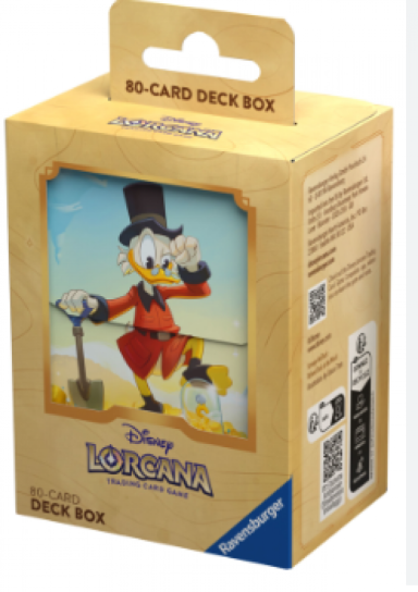 Disney Lorcana: Into The Inklands Scrooge Mcduck Deck Box