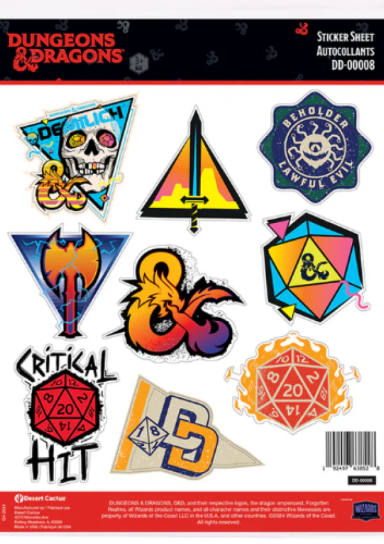 Dungeons & Dragons Sticker Sheet 00008