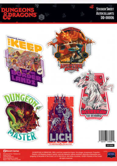 Dungeons & Dragons Sticker Sheet 00006