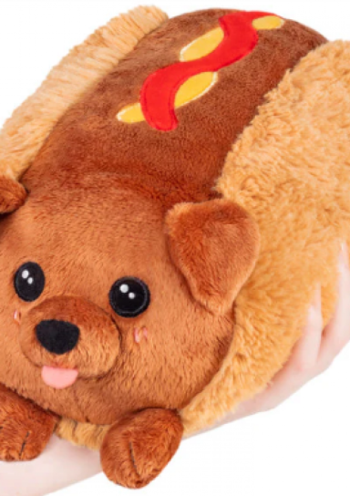 Squishable Micro Dachshund Hot Dog