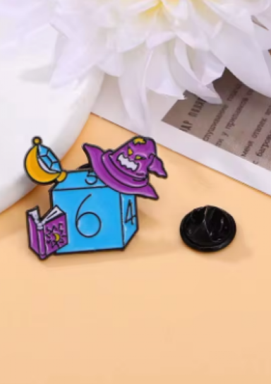 D6 Wizard Pin #18