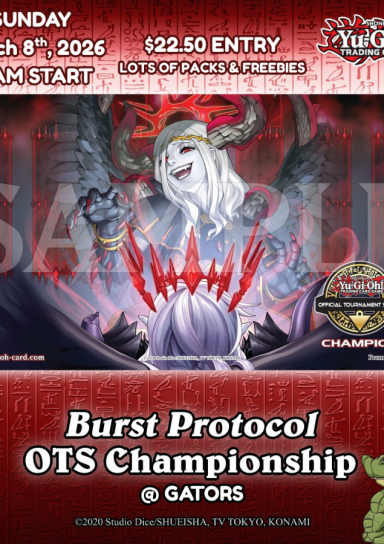Burst Protocol OTS Championship @ Gators – 3/08/2026 @11AM