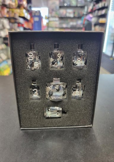 Black Cat Liquid Bottle Dice Set