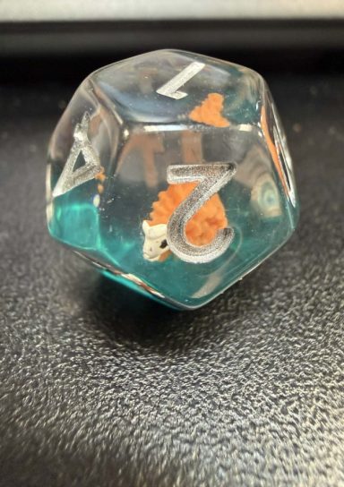 Hedgehog Blue RPG Dice Set