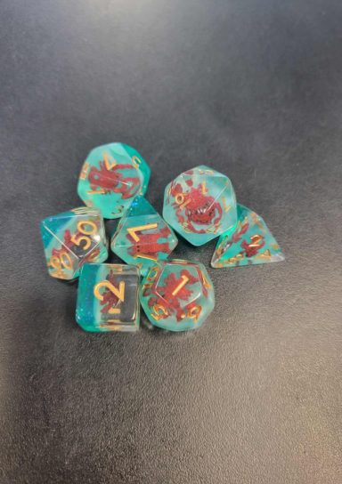 Lobster RPG Dice Set