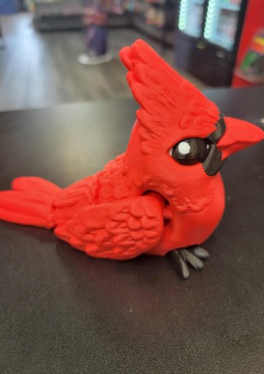 Articulating Baby Cardinal