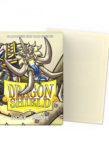 Dragon Shield: Ivory Matte Japanese 60 CT