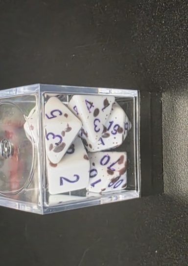 Splatter RPG Dice Set (Purple to Pink)