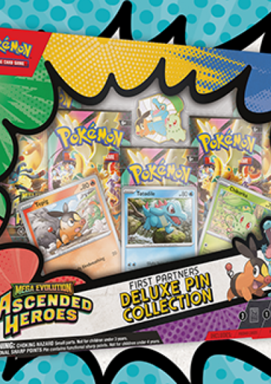 (IN STORE ONLY, LIMIT 1 PER CUSTOMER) Ascended Heroes First Partner Deluxe Pin Collection