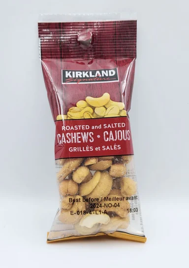 Kirkland Snack Nuts – Cashews