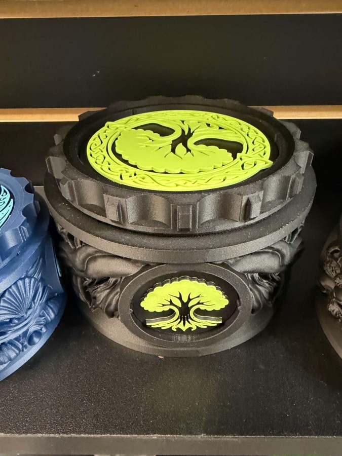 Two-Tier 3D Printed Dice Holder